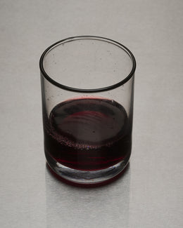 SR Bubble Glass Black Rim, Drinking Low