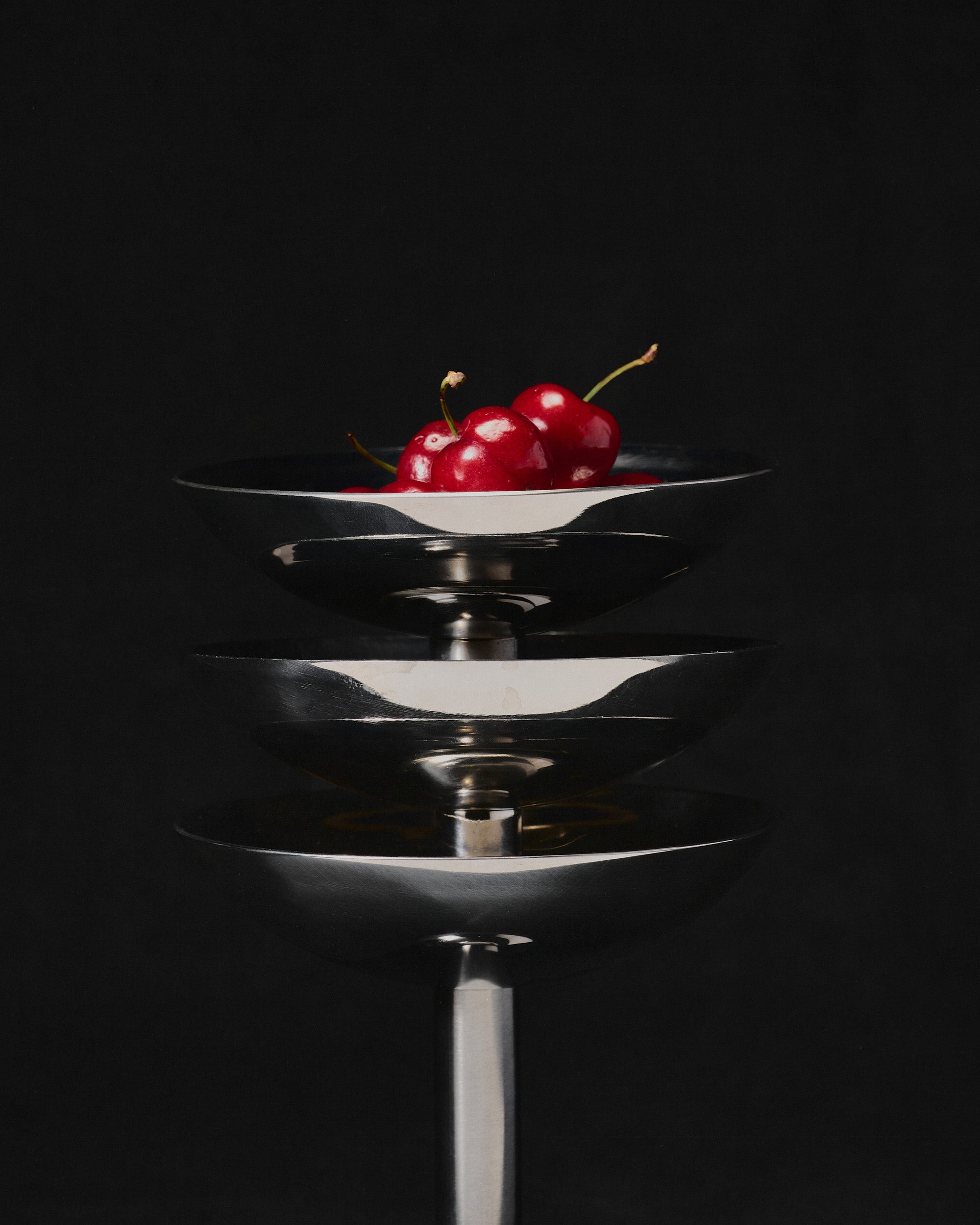 Metal Champagne Coupe Tall