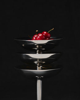 Metal Champagne Coupe Tall