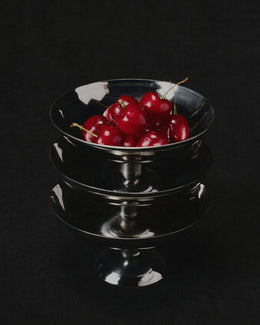 Metal Champagne Coupe Low