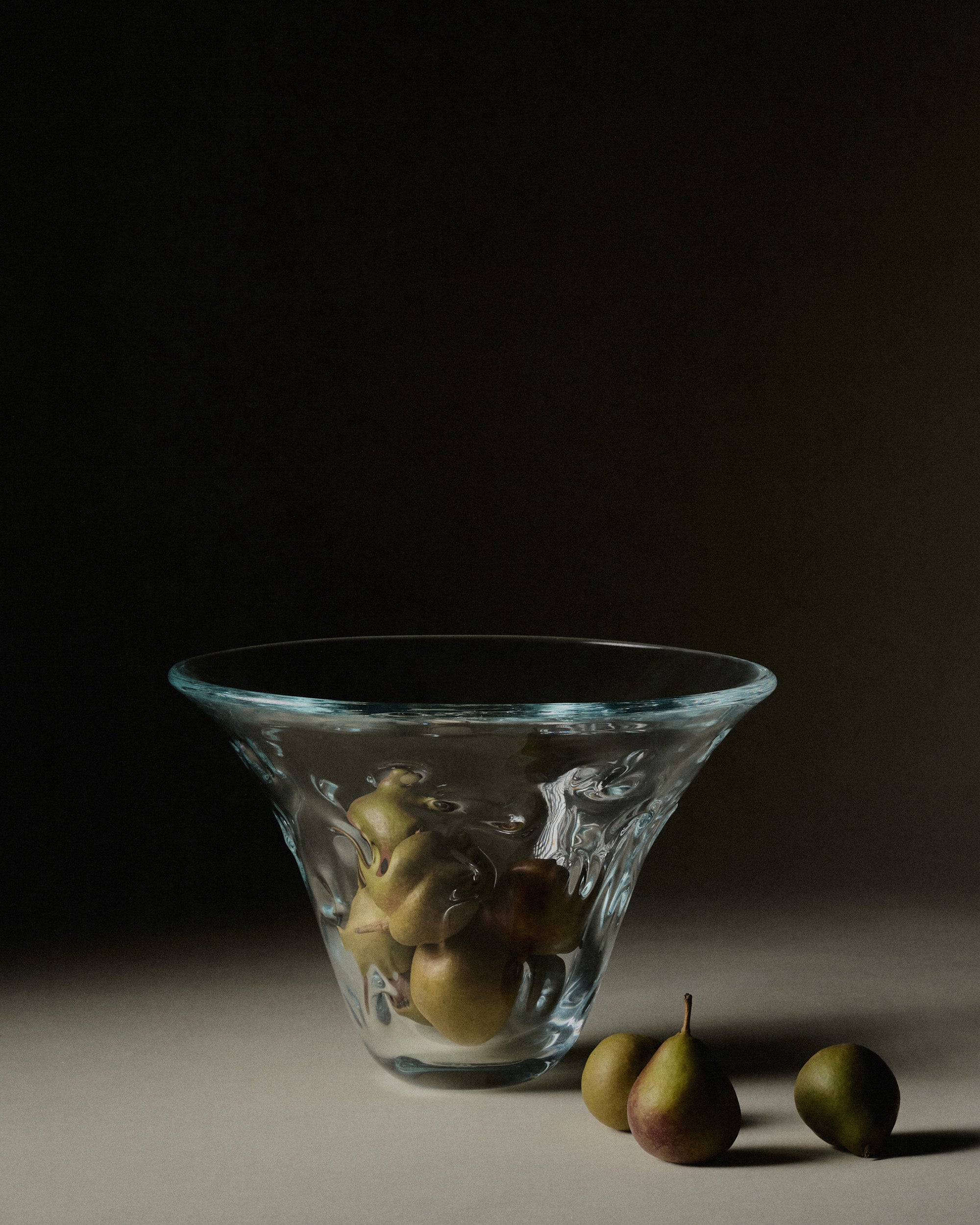 SR Vintage Glass Bowl Clear