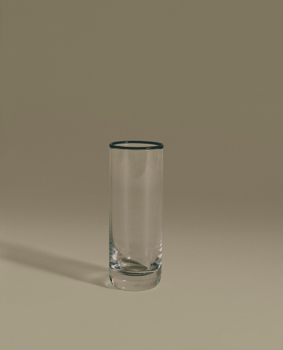 SR Bubble Glass Black Rim, Drinking Tall