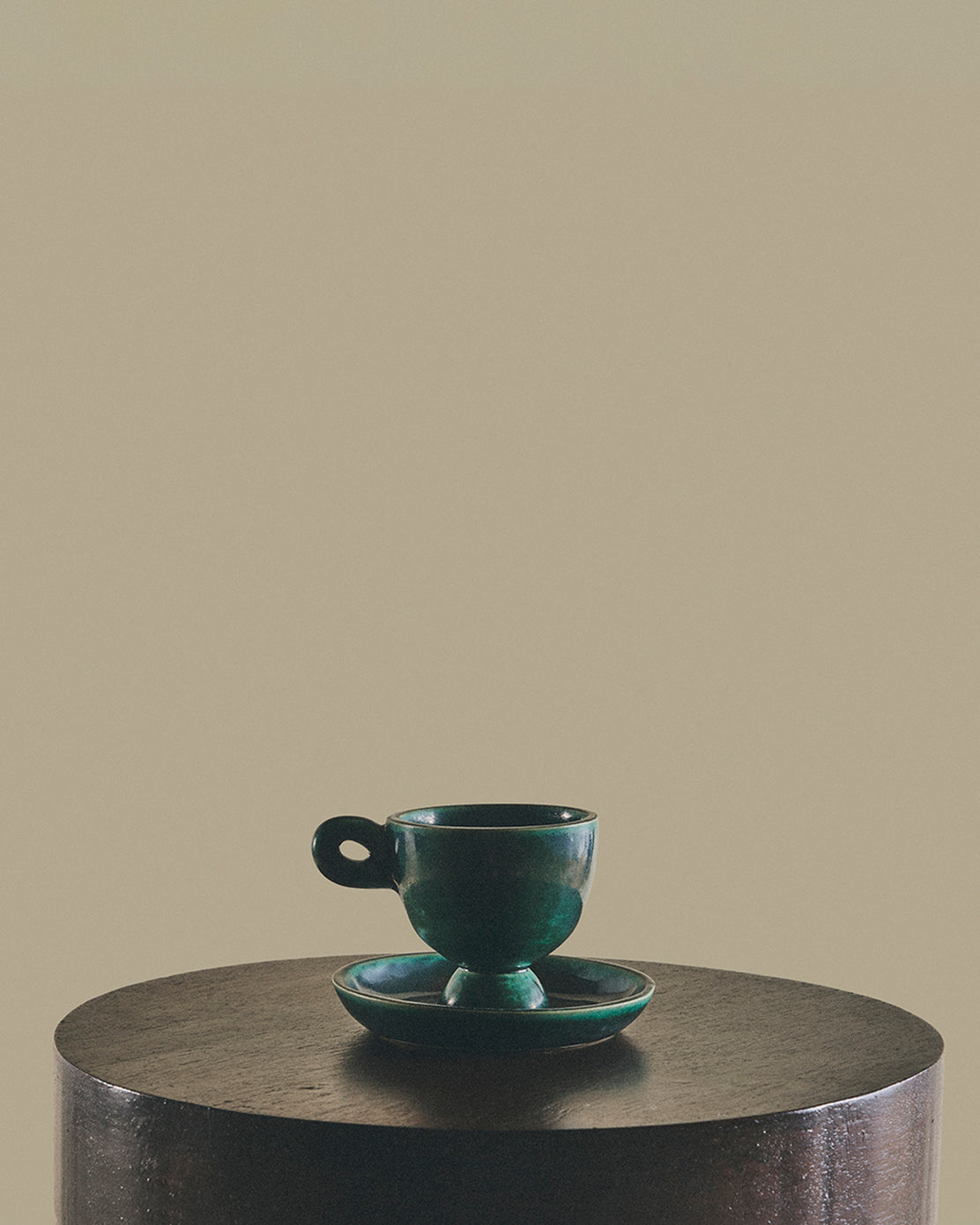 Ceramic Espresso Cup with Saucer