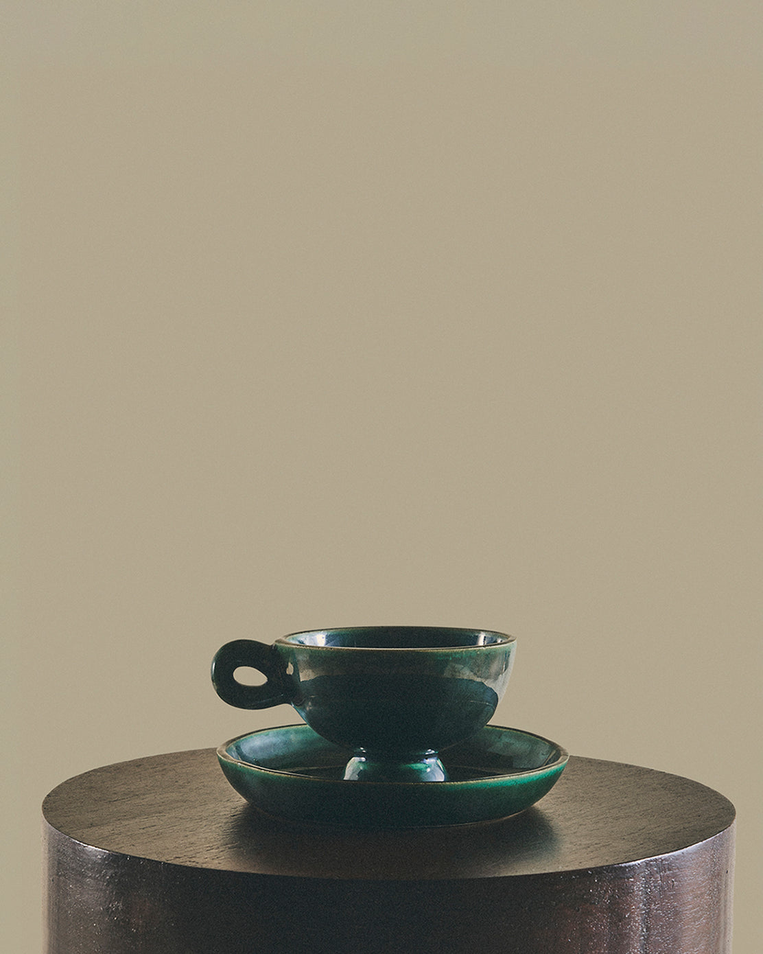 Ceramic Tea Cup with Saucer