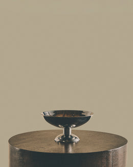 Metal Champagne Coupe Low