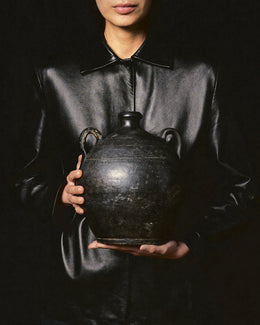 Blackened Terracotta Pot