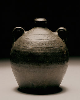 Blackened Terracotta Pot