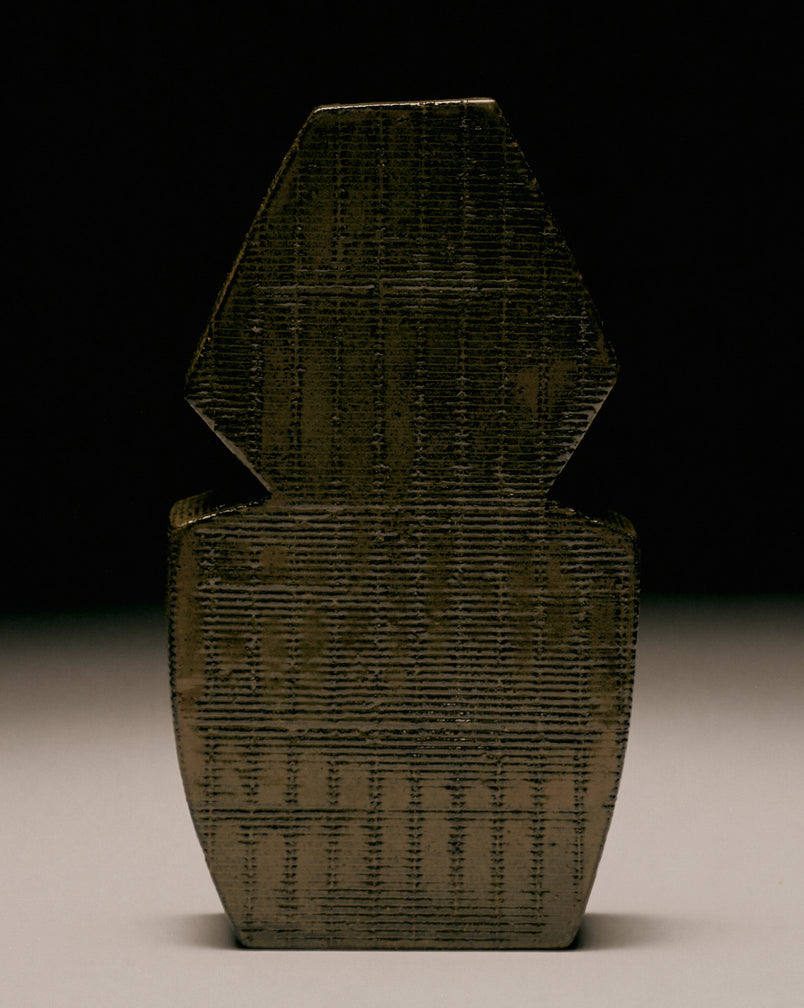 Mossy Stacked Vase