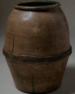 Ribbed Terracotta Pot I
