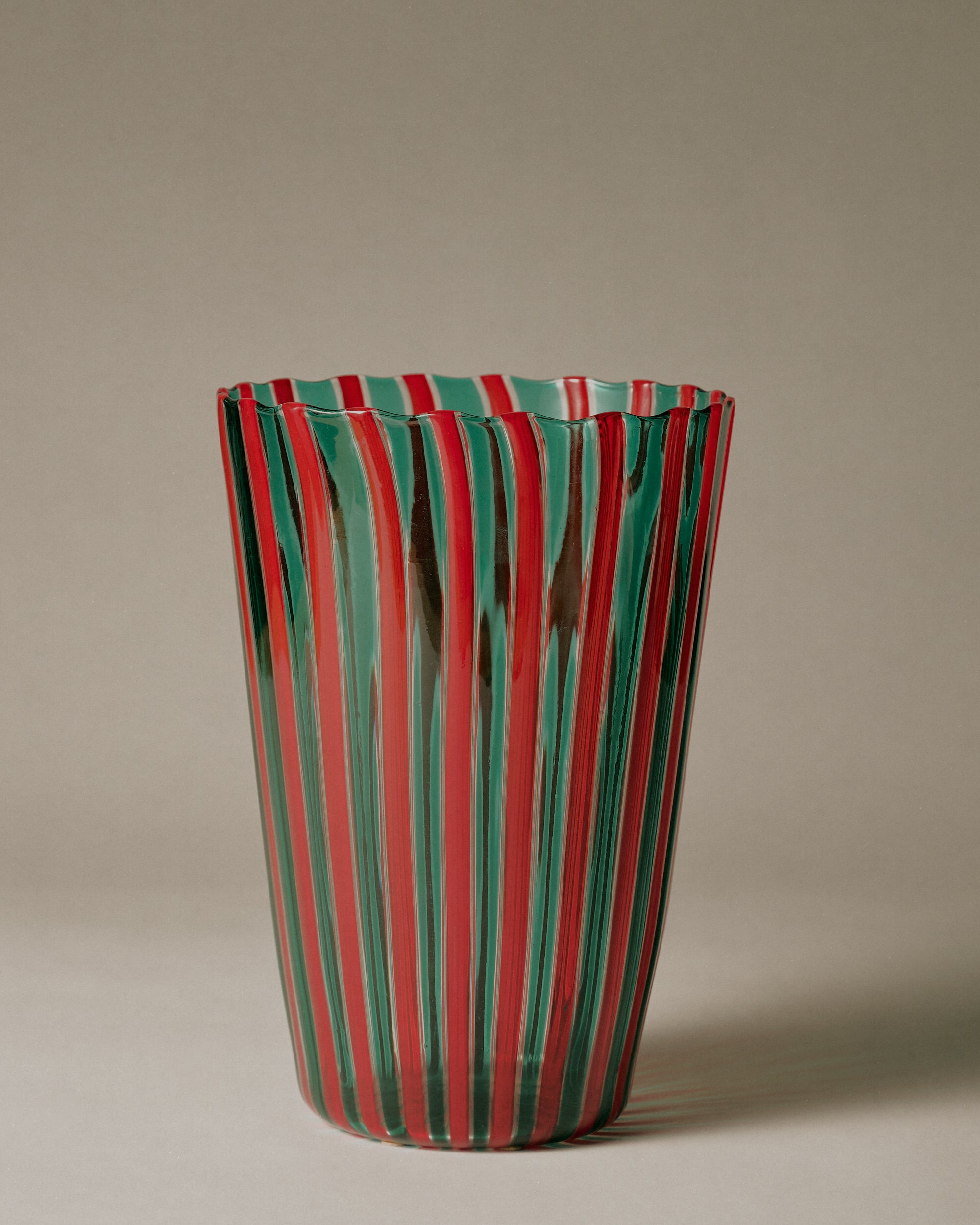 Striped Modernist Vase
