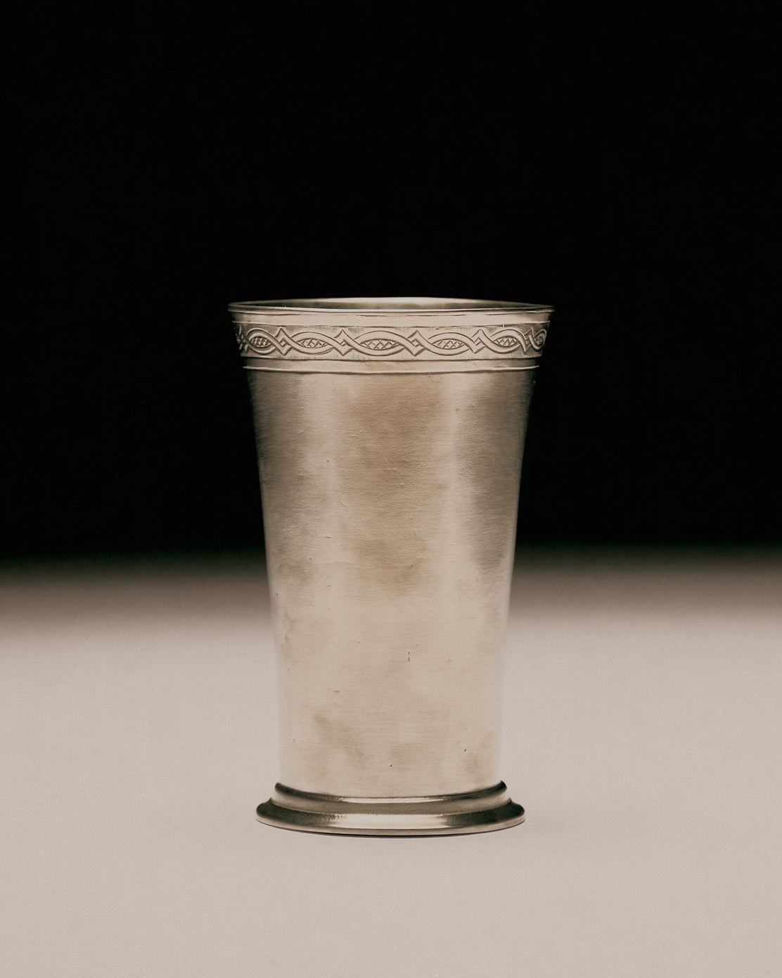 Tall Pewter Cup