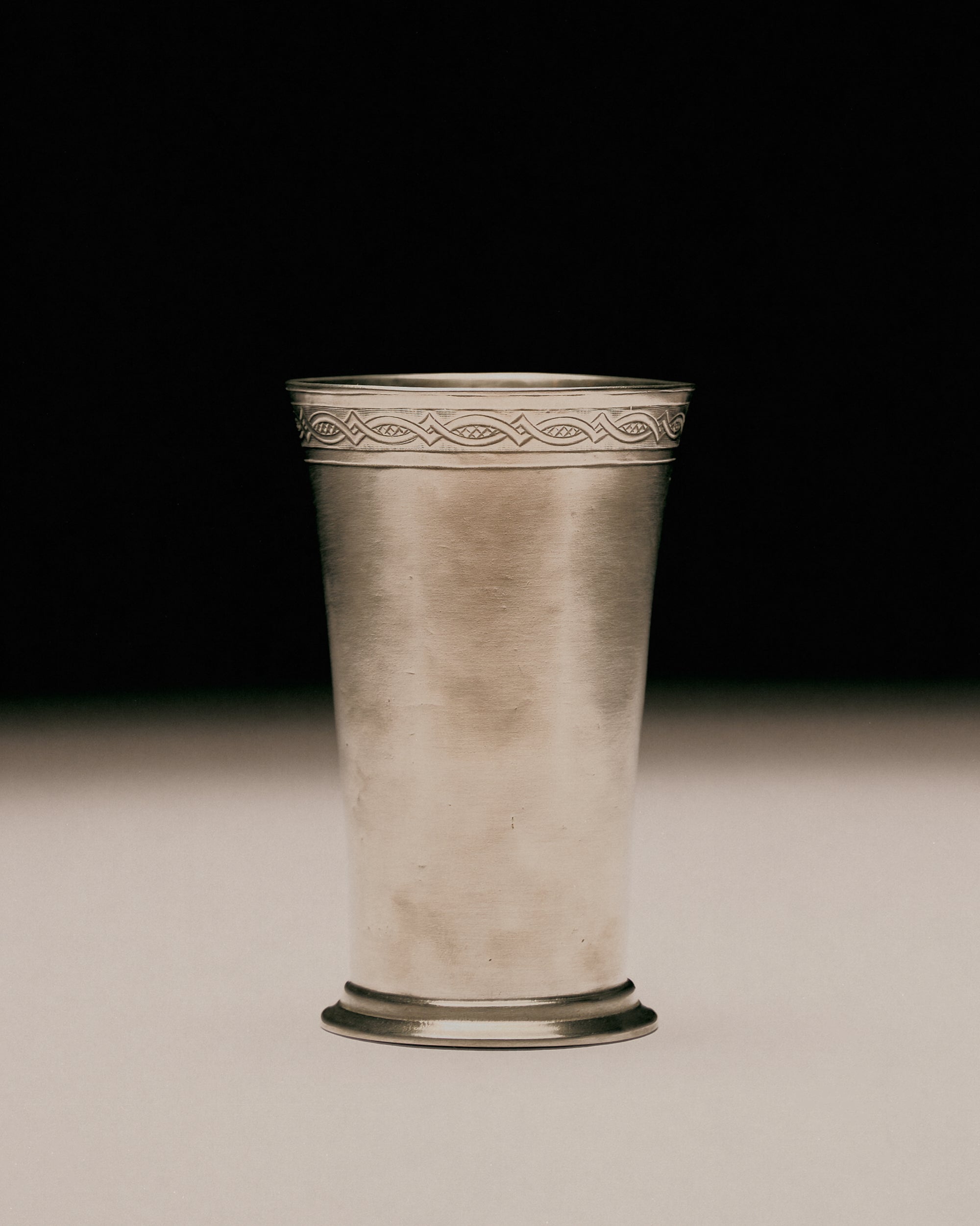 Tall Pewter Cup