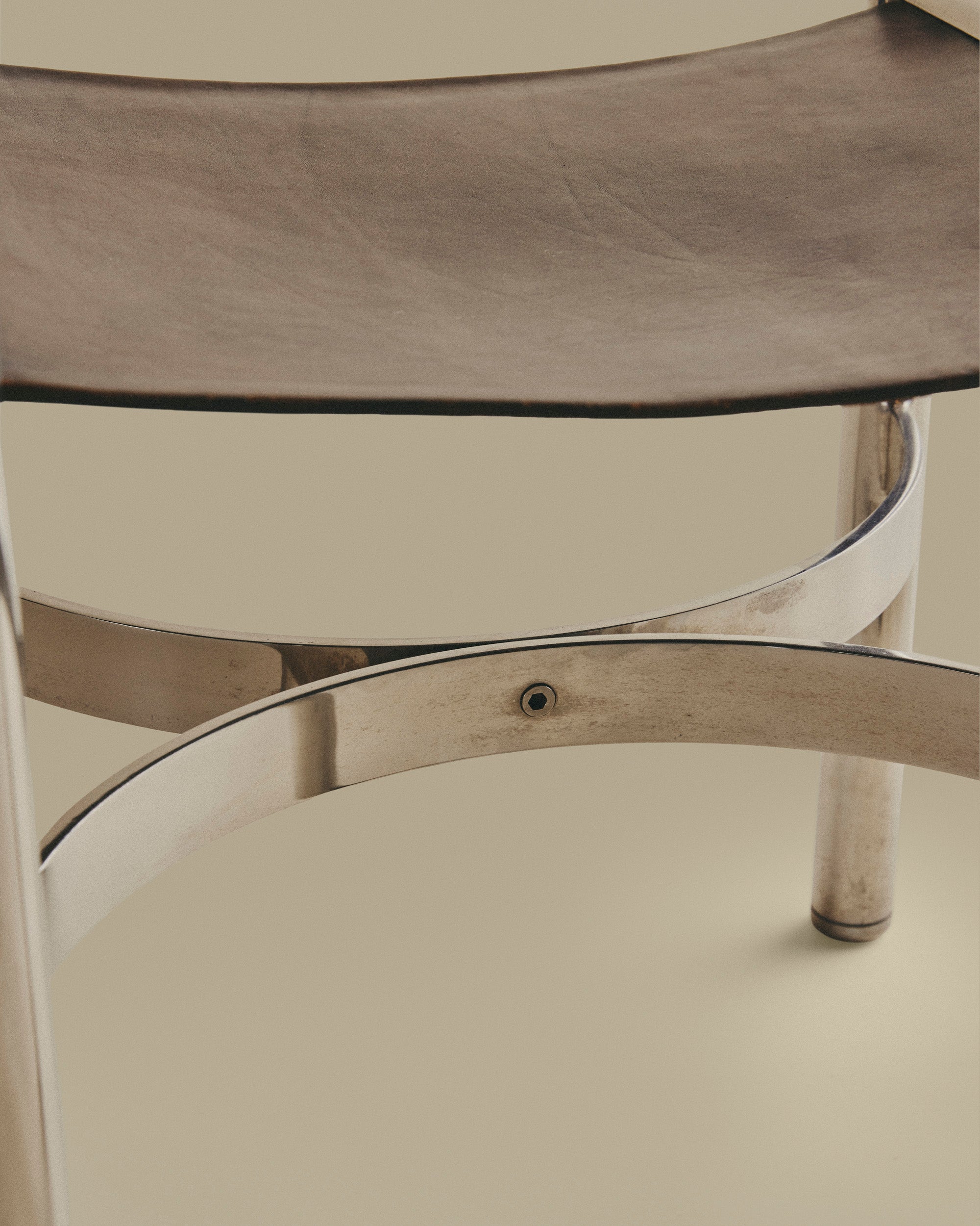 Leather and Metal Chairs