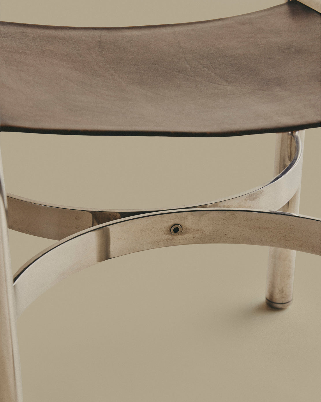 Leather and Metal Chairs