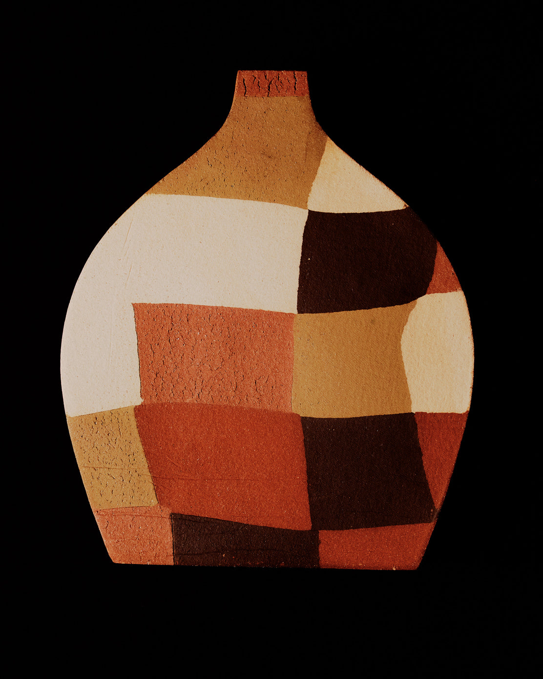 Flat Circular Vase