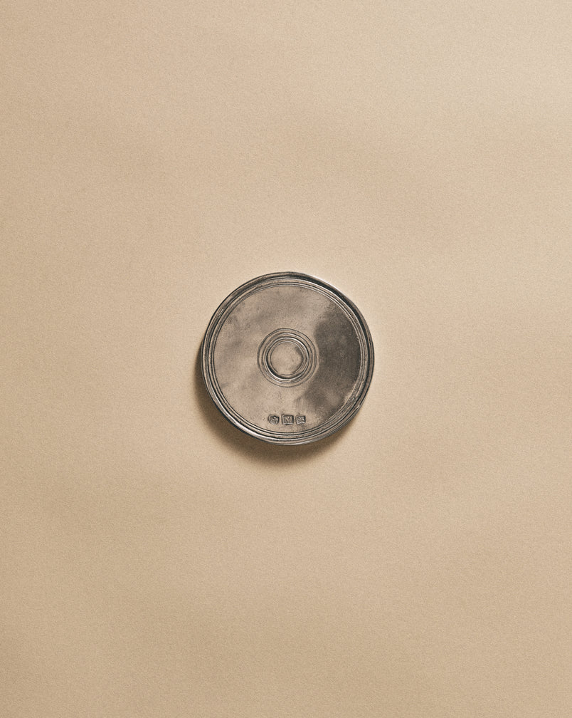 Pewter Round Bottle Coaster