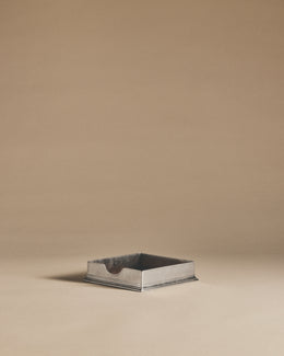 Pewter Cocktail Napkin Box