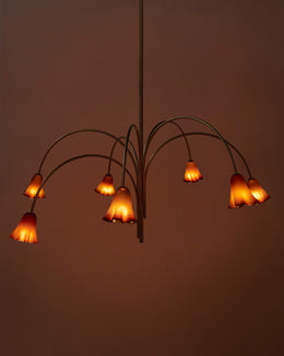 Flora Chandelier, 7 Stem