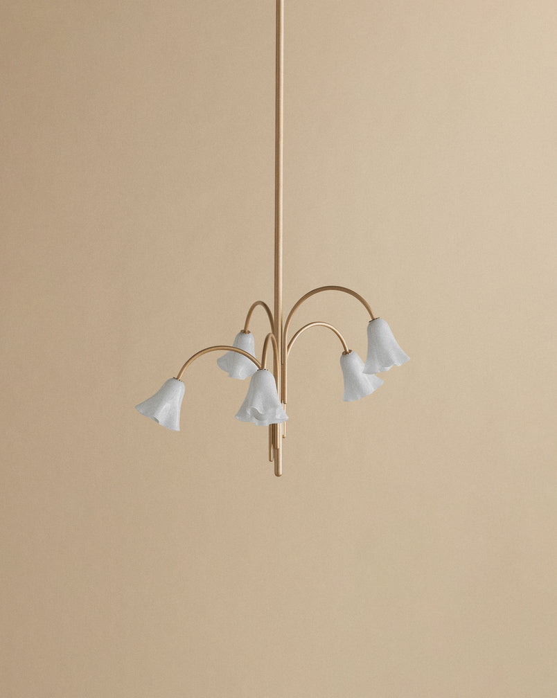 Flora Chandelier, 5 Stem