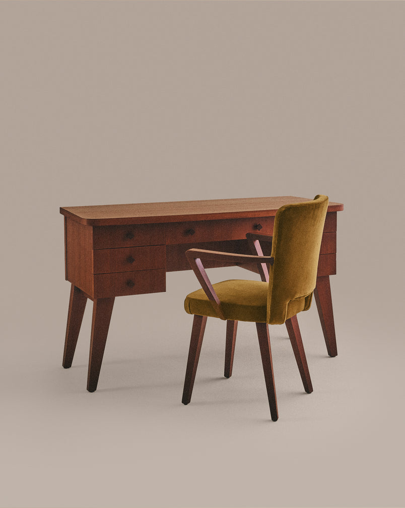 Art Deco Desk and Chair