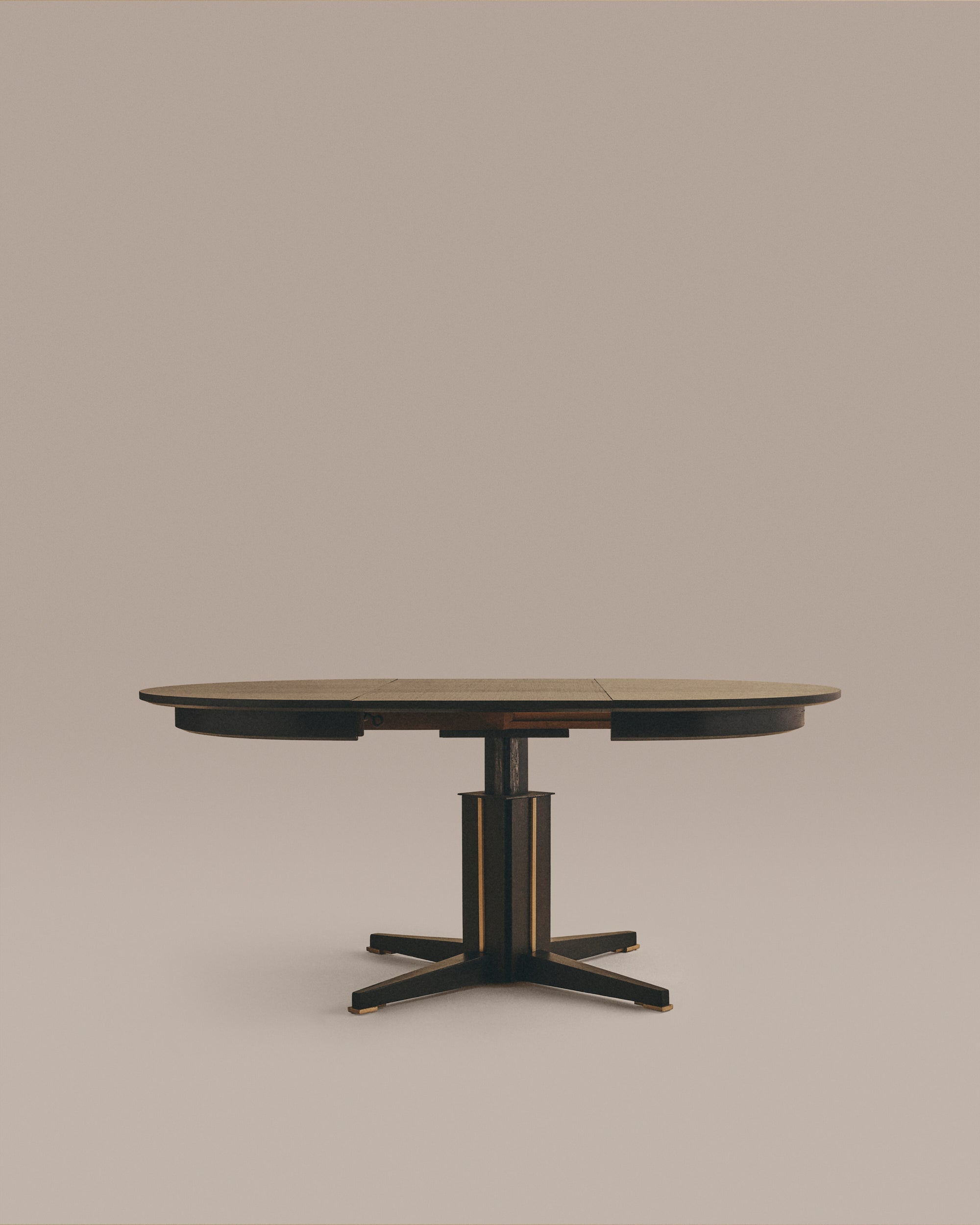 Art Deco Dining Table with Leaves