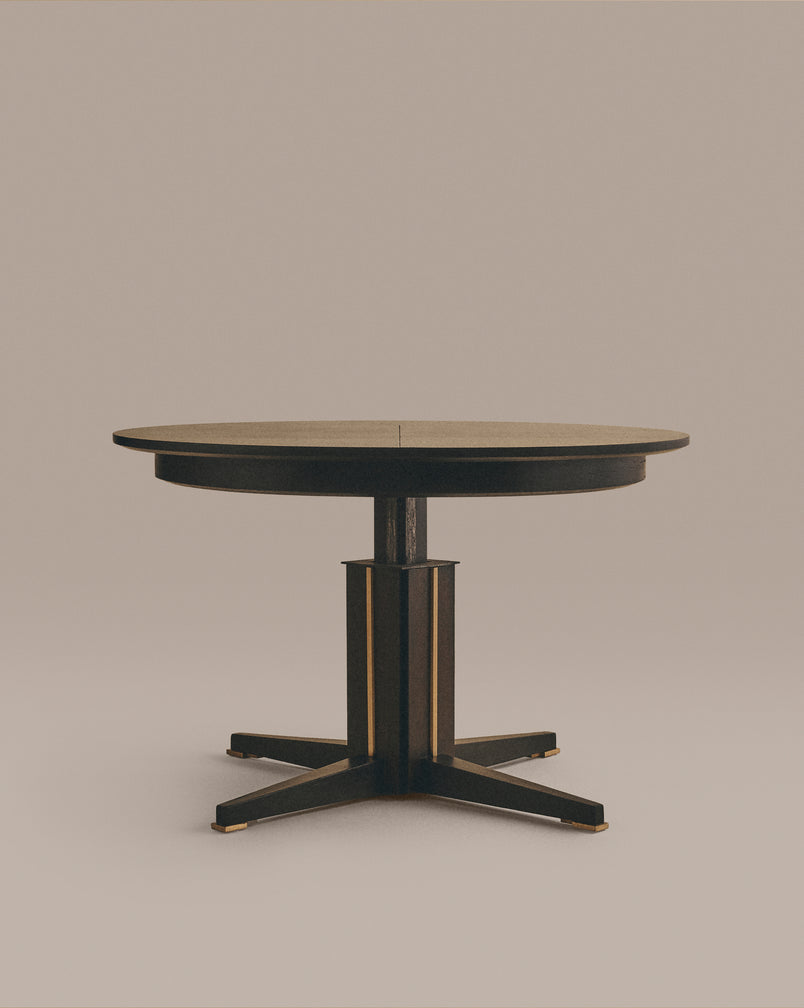 Art Deco Dining Table with Leaves
