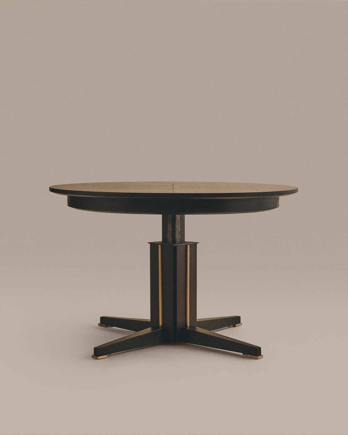 Art Deco Dining Table with Leaves