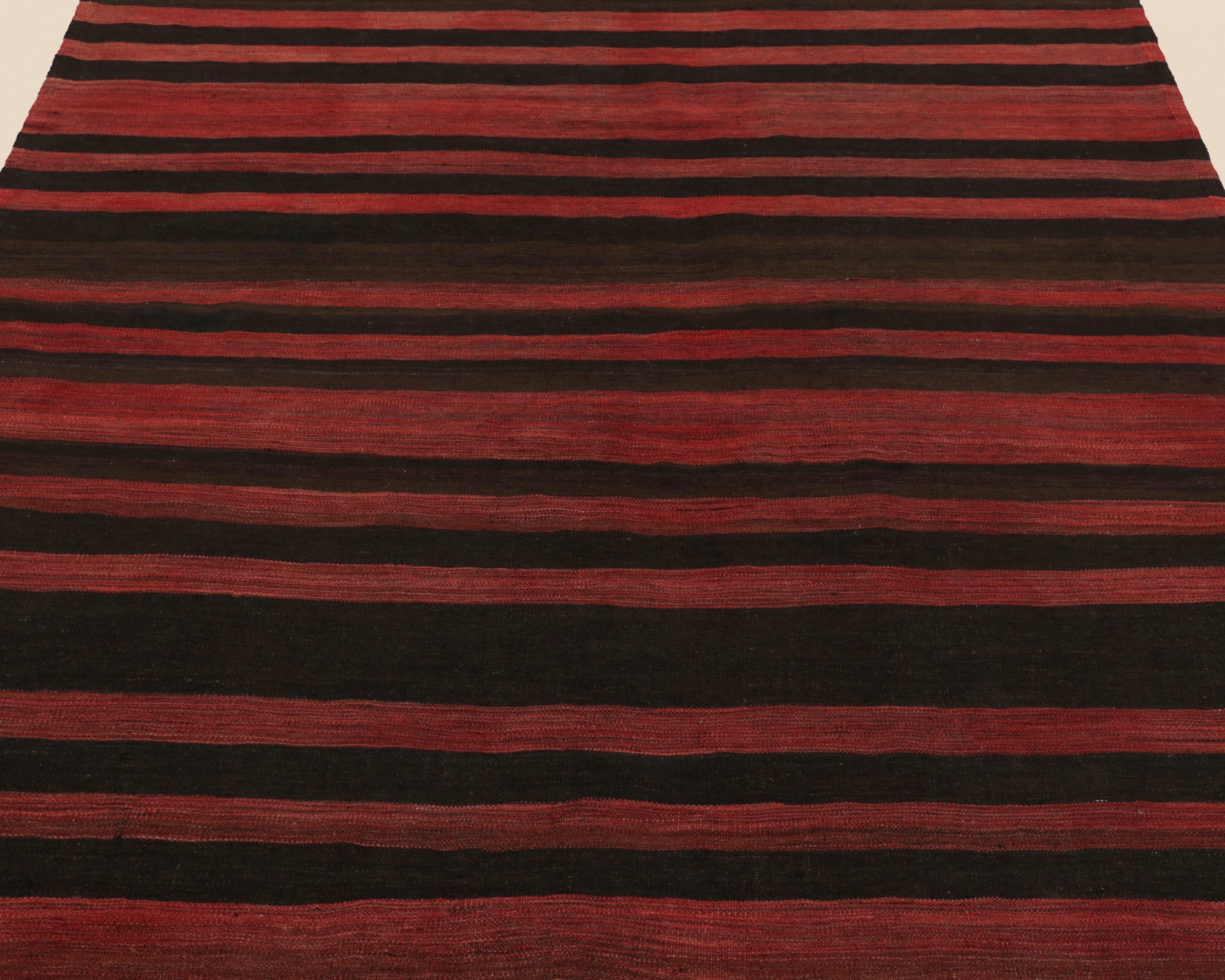 Bakhtiar Red and Black Stripe Kilim