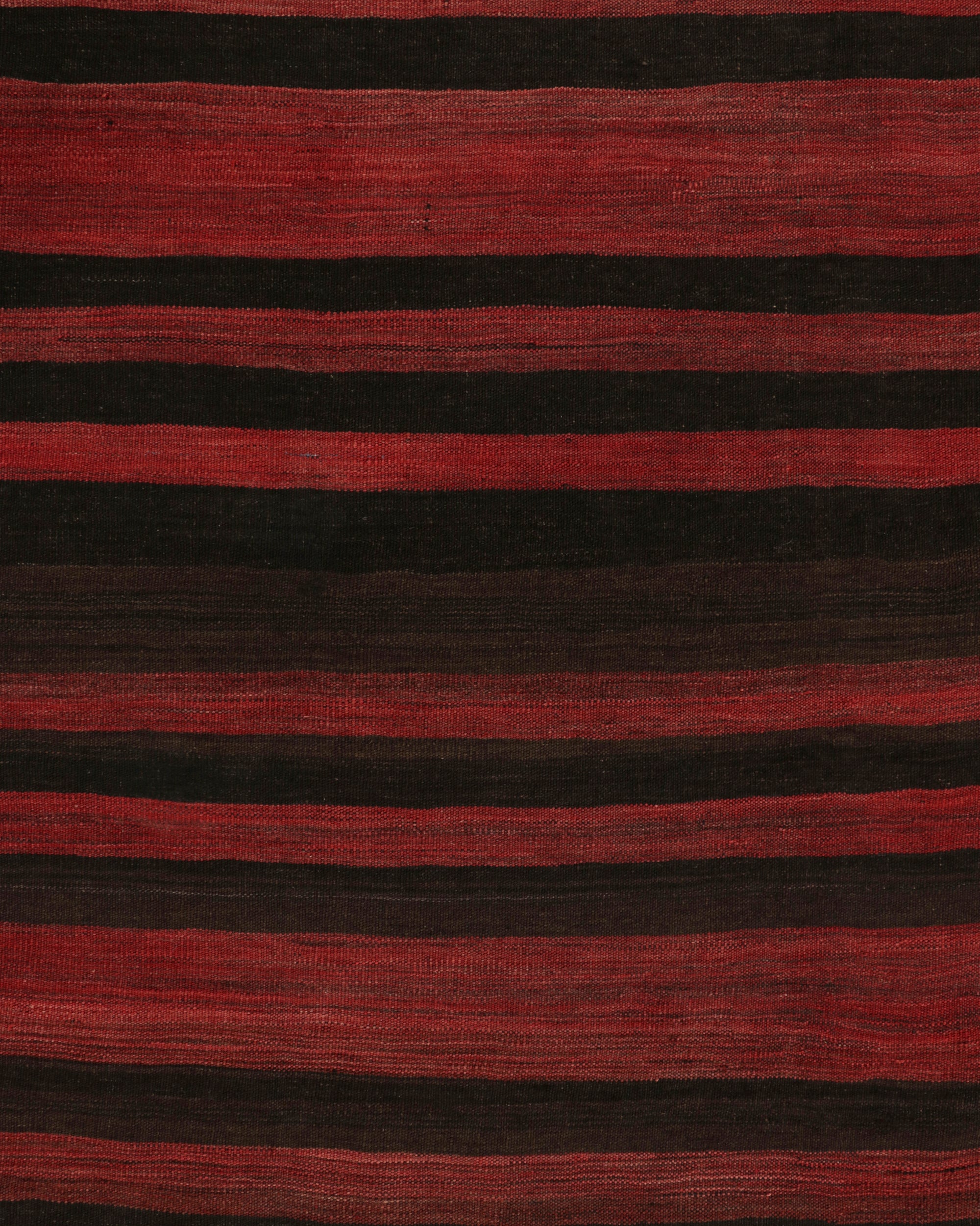 Bakhtiar Red and Black Stripe Kilim
