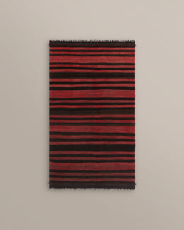 Bakhtiar Red and Black Stripe Kilim