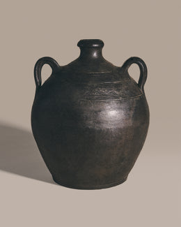 Blackened Terracotta Pot