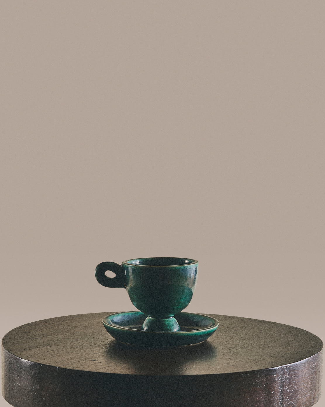 Ceramic Espresso Cup with Saucer
