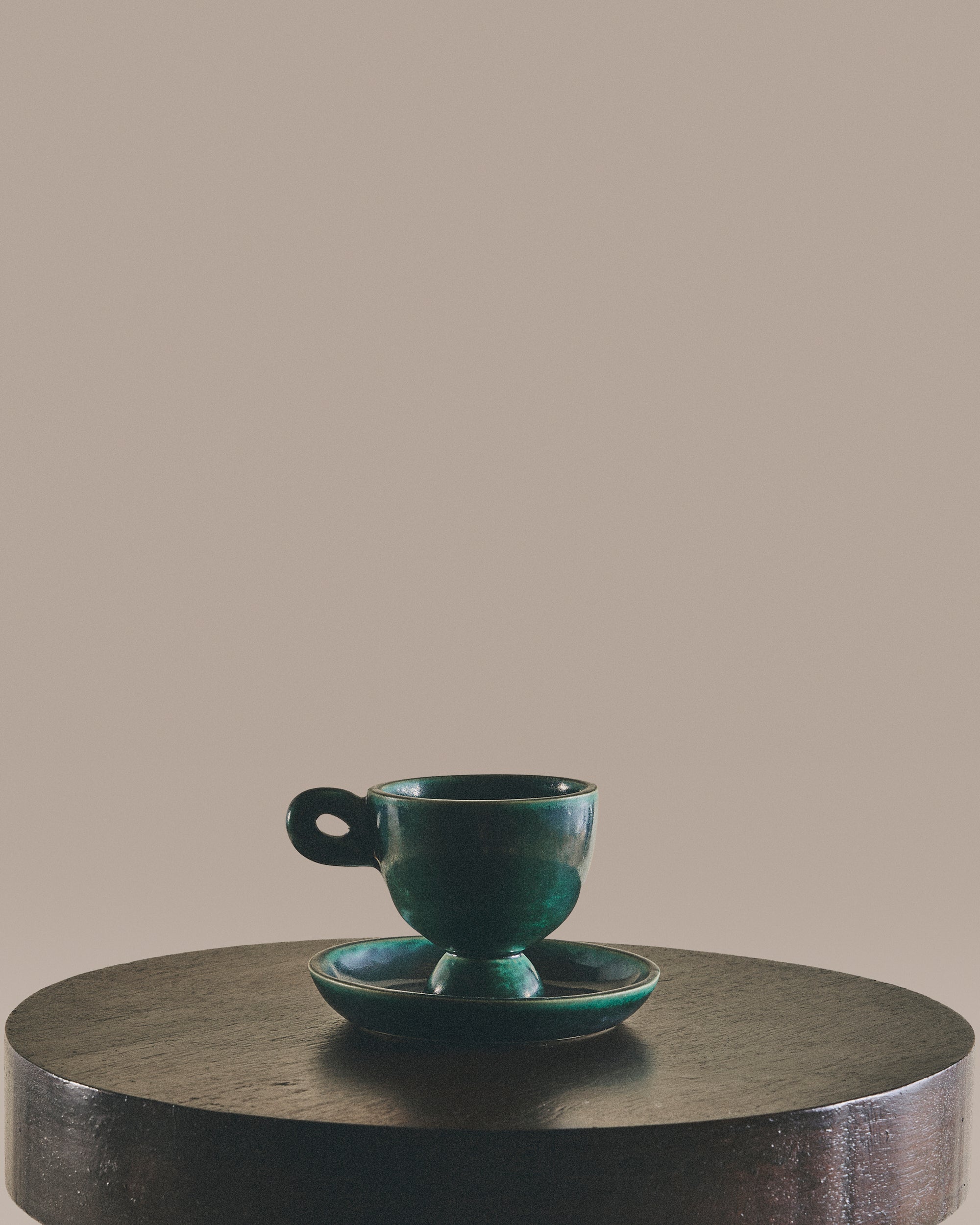 Ceramic Espresso Cup with Saucer
