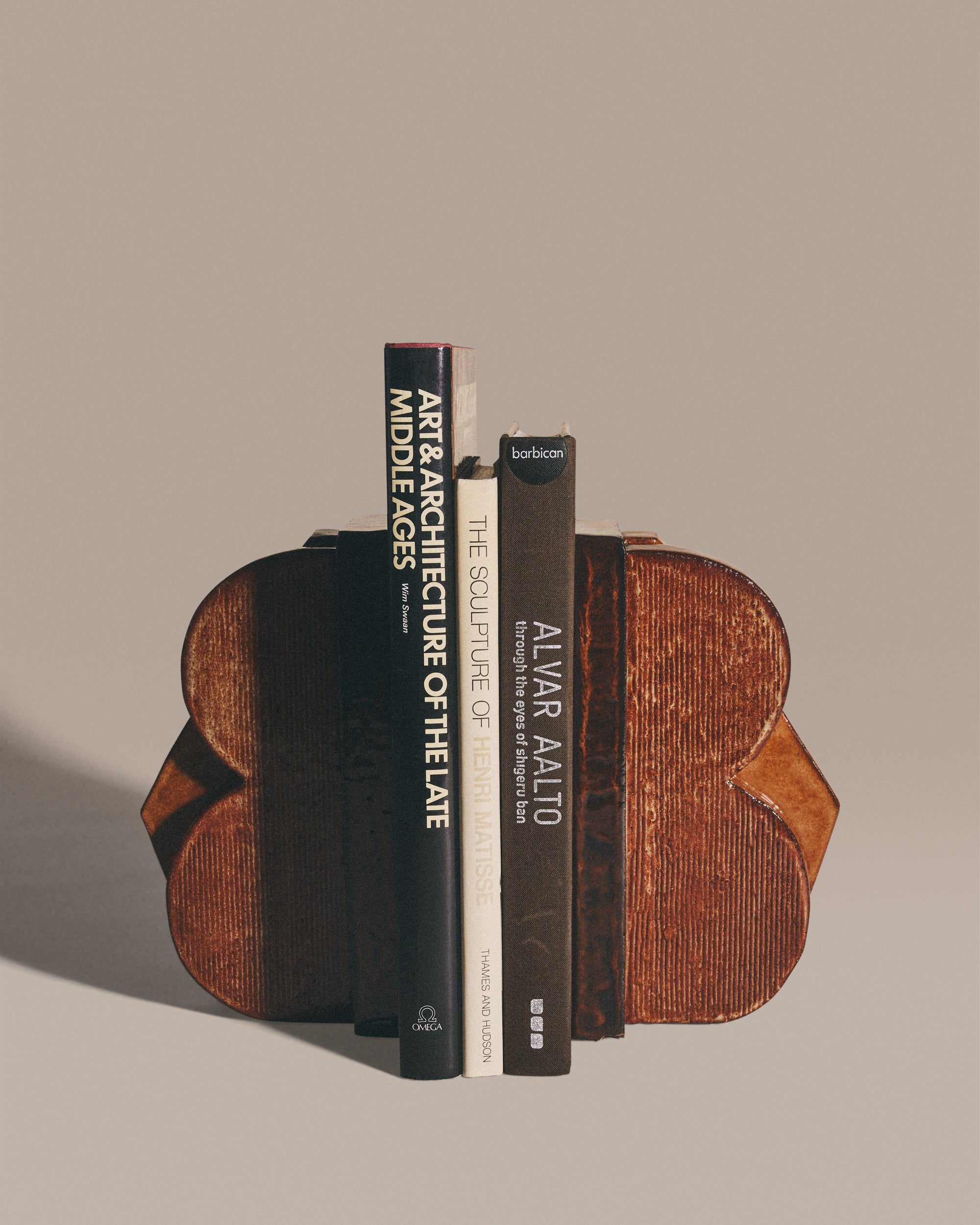 Chestnut Cut Out Bookends