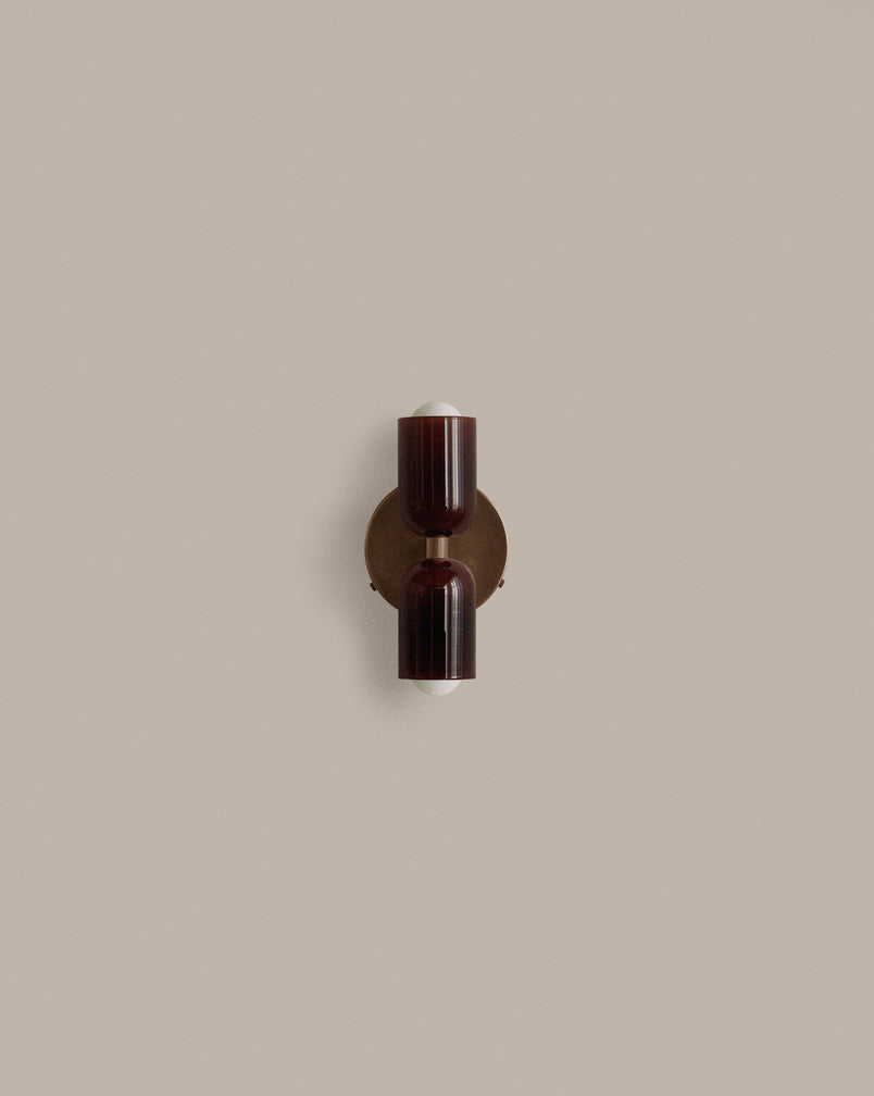 Chromatic Glass Up Down Sconce
