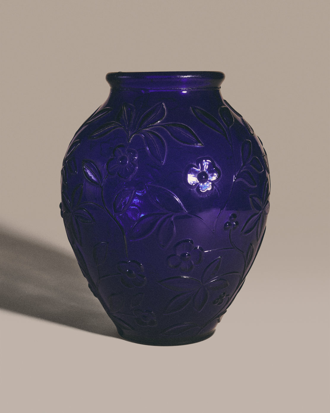 Cobalt Blue Glass Vase
