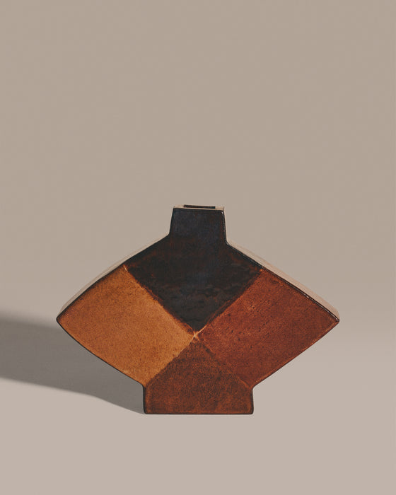 Color Block Arrow Vase