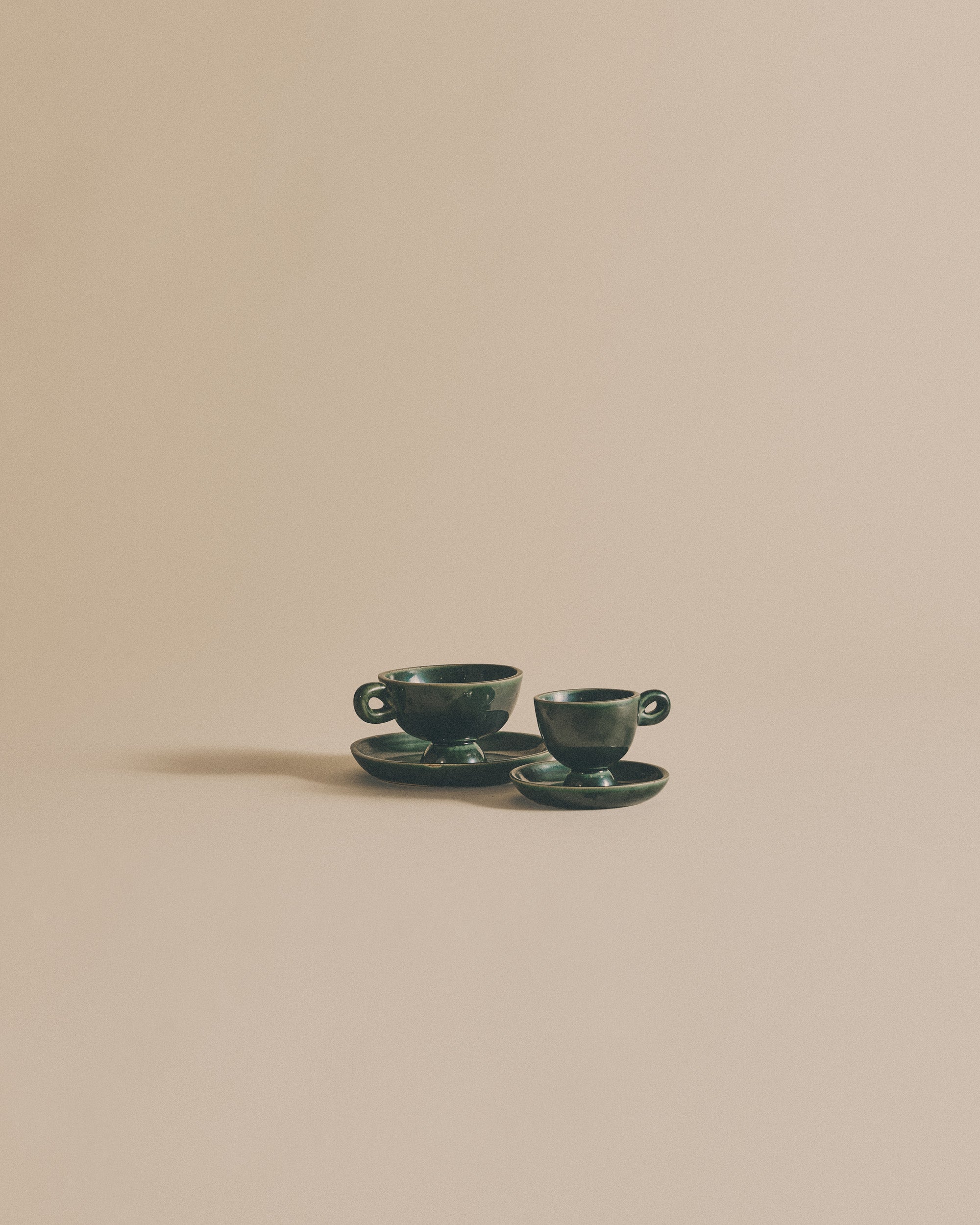 Ceramic Espresso Cup with Saucer
