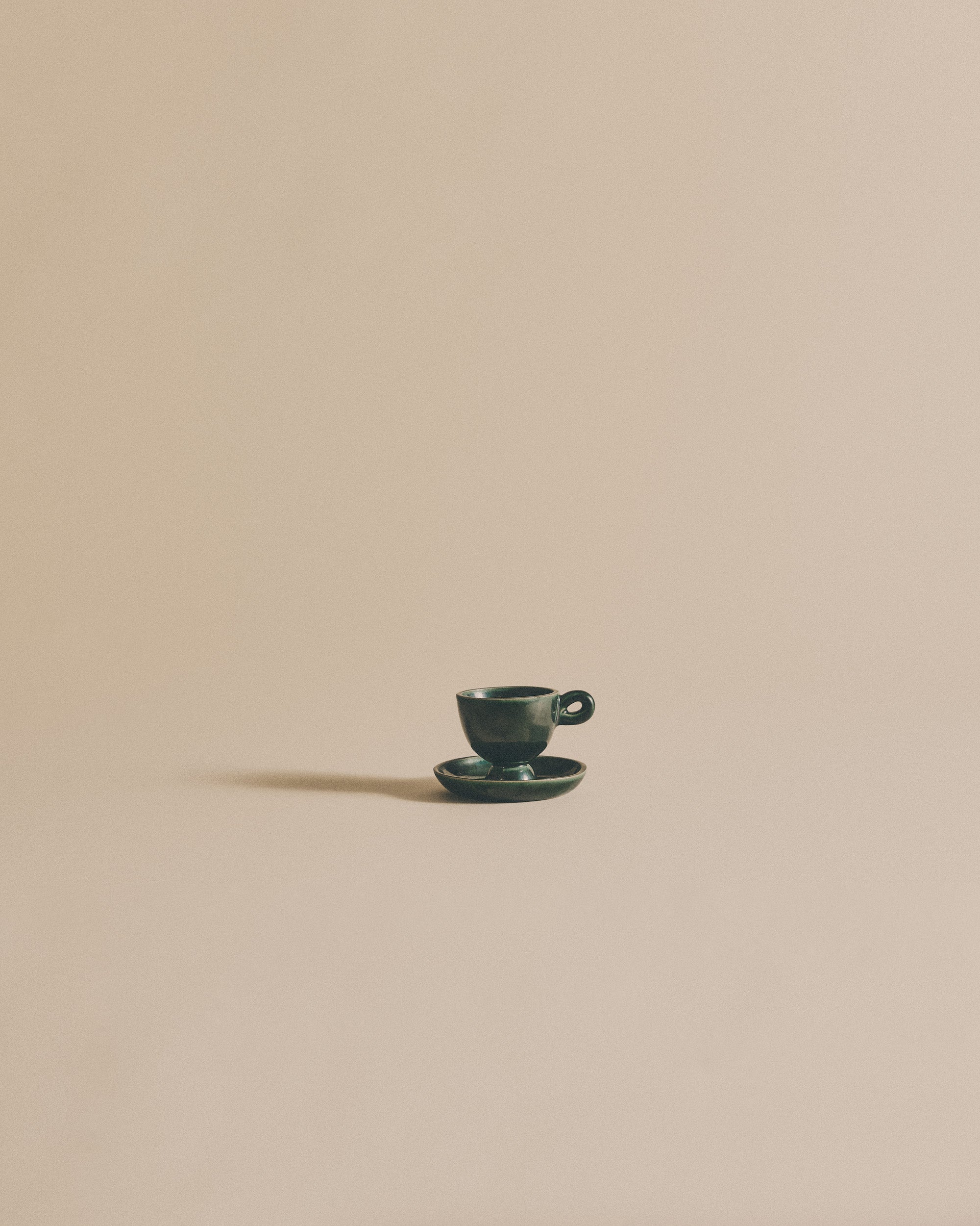 Ceramic Espresso Cup with Saucer