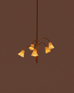 Flora Chandelier, 5 Stem