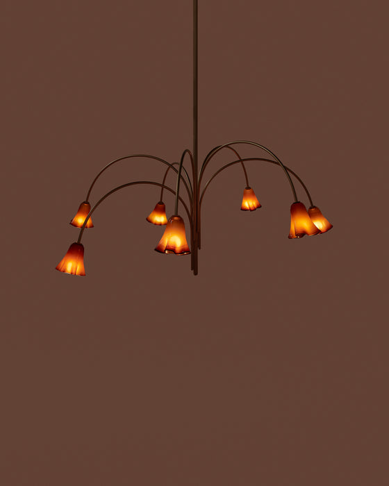 Flora Chandelier, 7 Stem