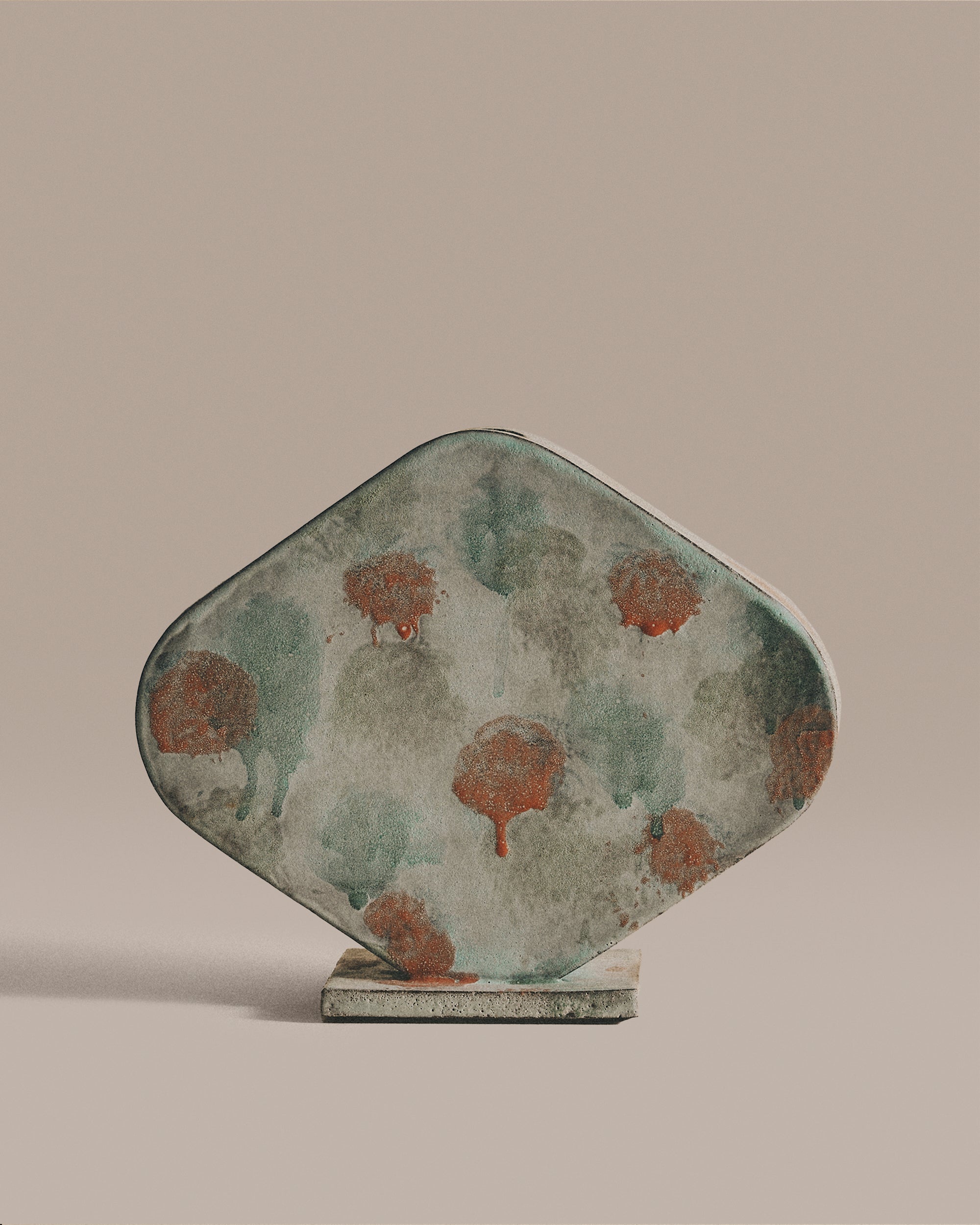 Floral Rounded Vase