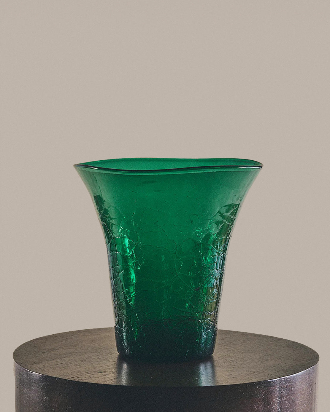 Green Glass Vase