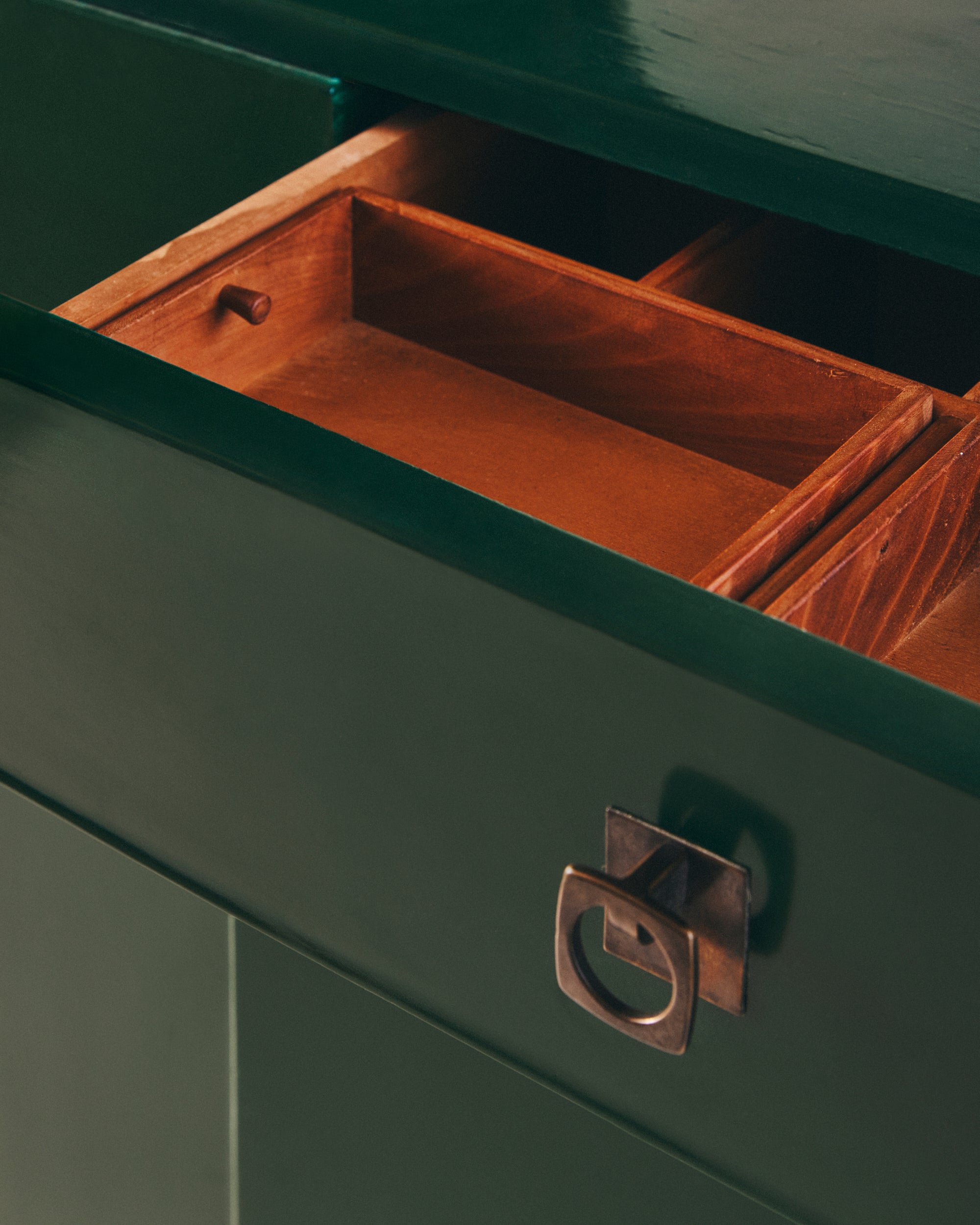 Green Lacquered Sideboard
