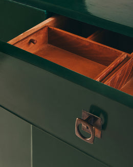Green Lacquered Sideboard
