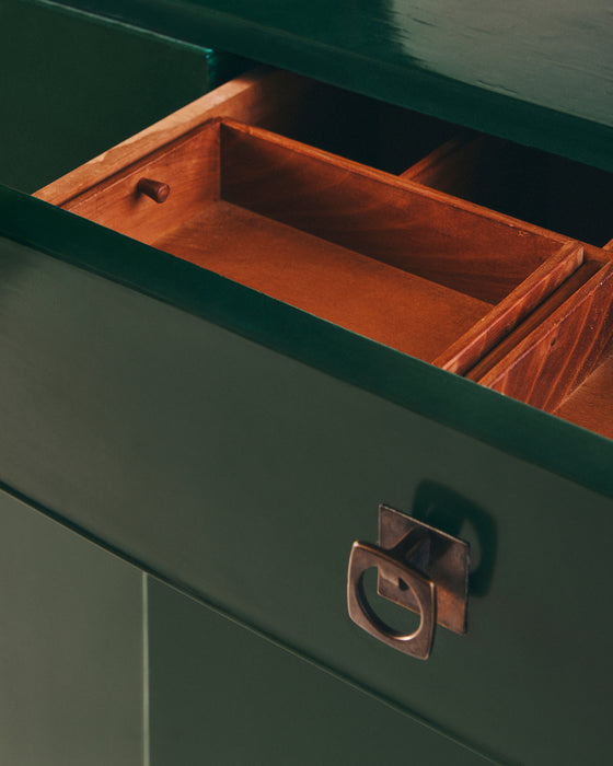 Green Lacquered Sideboard
