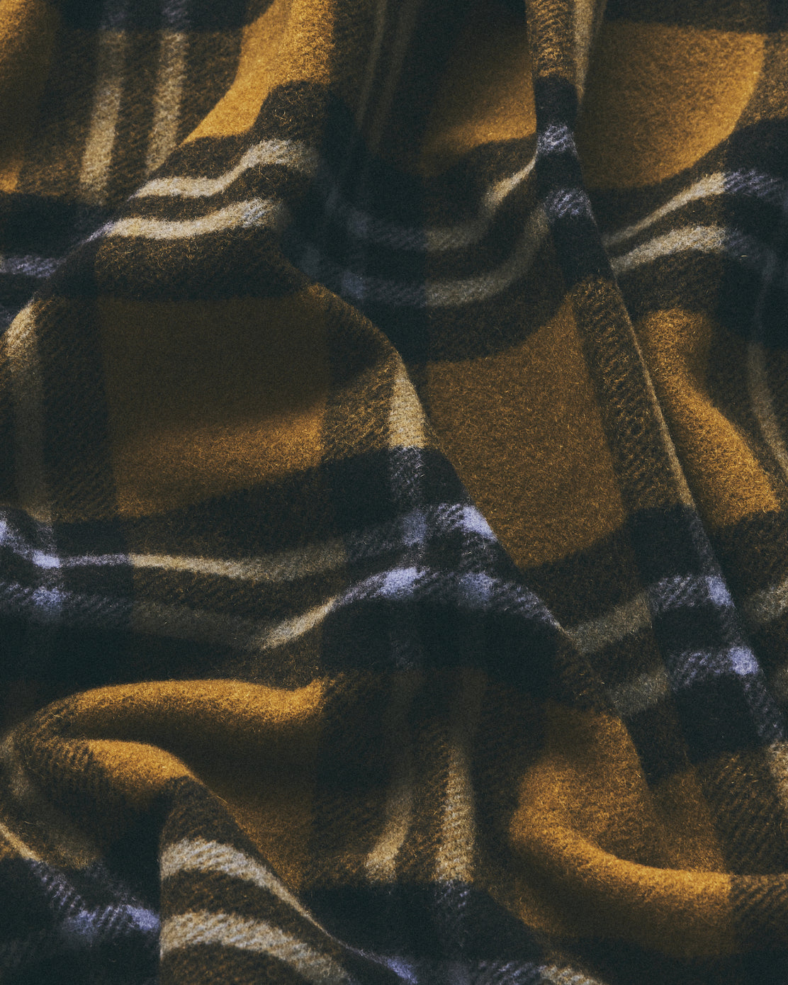 Green and Blue Plaid Blanket
