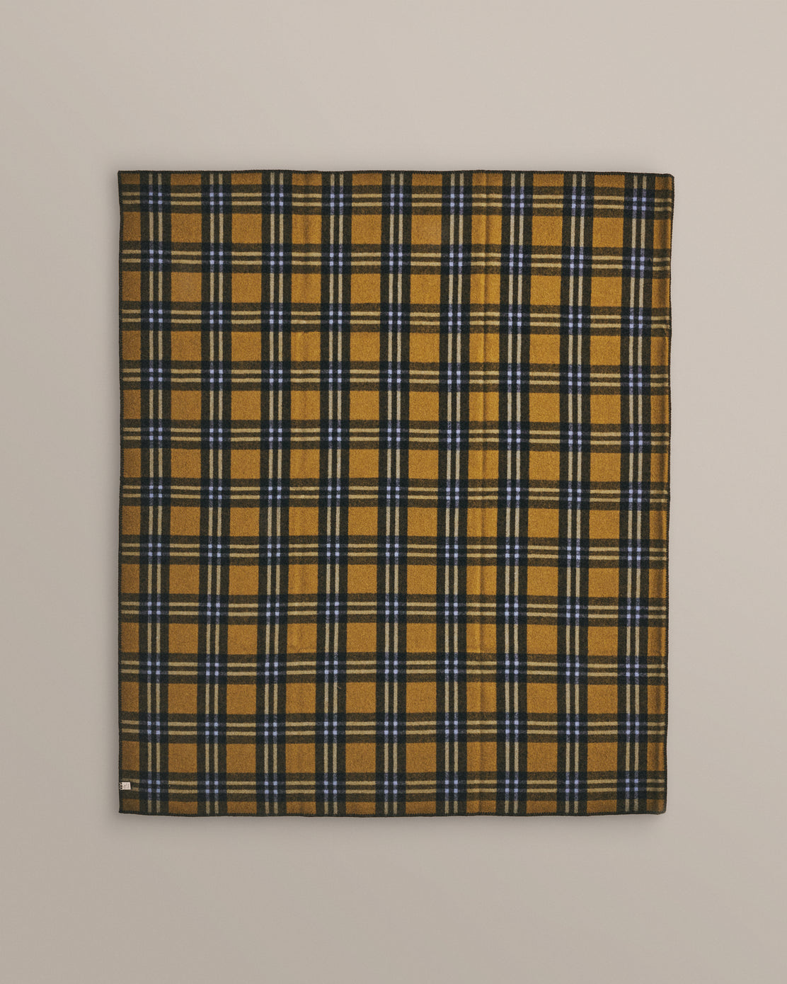Green and Blue Plaid Blanket