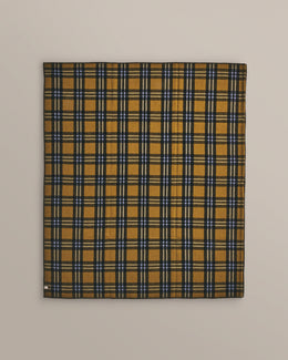 Green and Blue Plaid Blanket