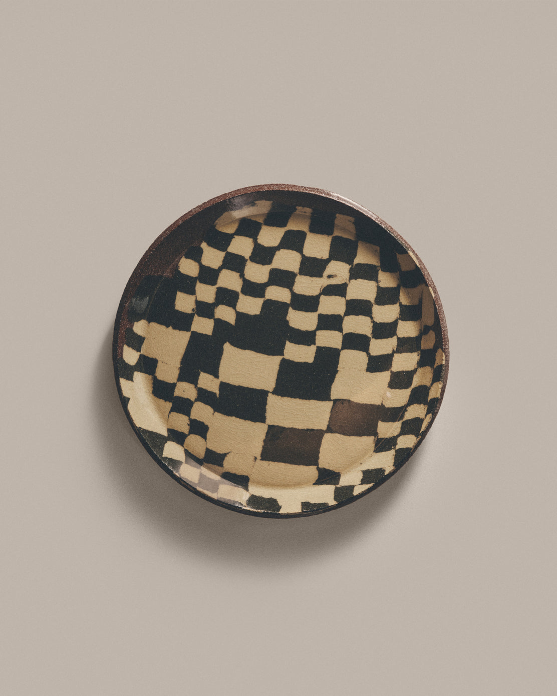 Green on Green Nerikomi Plate